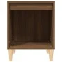 Mesita de noche roble marrón 40x35x50 cm de vidaXL, Mesitas de noche - Ref: Foro24-821872, Precio: 34,15 €, Descuento: %