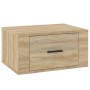 Wand-Nachttische 2 Stück in Sonoma-Eiche, 50x36x25 cm. von vidaXL, Nachttische - Ref: Foro24-816847, Preis: 66,28 €, Rabatt: %