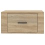 Wand-Nachttische 2 Stück in Sonoma-Eiche, 50x36x25 cm. von vidaXL, Nachttische - Ref: Foro24-816847, Preis: 66,28 €, Rabatt: %