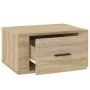 Wand-Nachttische 2 Stück in Sonoma-Eiche, 50x36x25 cm. von vidaXL, Nachttische - Ref: Foro24-816847, Preis: 65,67 €, Rabatt: %