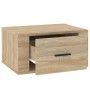 Wand-Nachttische 2 Stück in Sonoma-Eiche, 50x36x25 cm. von vidaXL, Nachttische - Ref: Foro24-816847, Preis: 66,28 €, Rabatt: %
