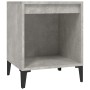 Mesita de noche gris hormigón 40x35x50 cm de vidaXL, Mesitas de noche - Ref: Foro24-821882, Precio: 35,31 €, Descuento: %