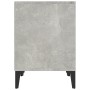 Mesita de noche gris hormigón 40x35x50 cm de vidaXL, Mesitas de noche - Ref: Foro24-821882, Precio: 35,31 €, Descuento: %