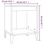 Mesita de noche gris hormigón 40x35x50 cm de vidaXL, Mesitas de noche - Ref: Foro24-821882, Precio: 35,54 €