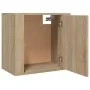 Mesitas de noche de pared 2 uds color roble Sonoma 50x30x47 cm de vidaXL, Mesitas de noche - Ref: Foro24-816871, Precio: 43,7...