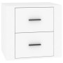 Mesita de noche blanca 50x39x47 cm de vidaXL, Taquillas y armarios de almacenamiento - Ref: Foro24-816704, Precio: 58,00 €, D...