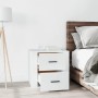 Mesita de noche blanca 50x39x47 cm de vidaXL, Taquillas y armarios de almacenamiento - Ref: Foro24-816704, Precio: 58,00 €, D...