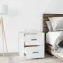 White nightstand 50x39x47 cm by vidaXL, Lockers and storage cabinets - Ref: Foro24-816704, Price: 57,32 €, Discount: %