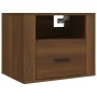 Wand-Nachttisch aus brauner Eiche, 50 x 36 x 40 cm von vidaXL, Nachttische - Ref: Foro24-816894, Preis: 46,57 €, Rabatt: %