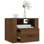 Wand-Nachttisch aus brauner Eiche, 50 x 36 x 40 cm von vidaXL, Nachttische - Ref: Foro24-816894, Preis: 46,57 €, Rabatt: %