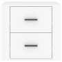 Weißer Nachttisch 50x39x47 cm von vidaXL, Schließfächer und Lagerschränke - Ref: Foro24-816704, Preis: 58,07 €, Rabatt: %