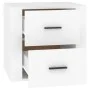 White nightstand 50x39x47 cm by vidaXL, Lockers and storage cabinets - Ref: Foro24-816704, Price: 57,32 €, Discount: %