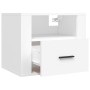 Wall-mounted bedside tables 2 units white 50x36x40 cm by vidaXL, Nightstands - Ref: Foro24-816881, Price: 70,72 €, Discount: %