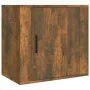 Wall-mounted bedside table in smoked oak color, measuring 50x30x47 cm. by vidaXL, Nightstands - Ref: Foro24-816874, Price: 34...