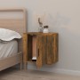 Wandnachttisch aus geräucherter Eiche 50x30x47 cm von vidaXL, Nachttische - Ref: Foro24-816874, Preis: 35,33 €, Rabatt: %