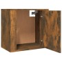 Wandnachttisch aus geräucherter Eiche 50x30x47 cm von vidaXL, Nachttische - Ref: Foro24-816874, Preis: 35,33 €, Rabatt: %