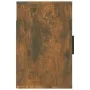 Wall-mounted bedside table in smoked oak color, measuring 50x30x47 cm. by vidaXL, Nightstands - Ref: Foro24-816874, Price: 34...