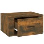 Wand-Nachttische, 2 Stück, Farbe Eiche geräuchert, 50 x 36 x 25 cm von vidaXL, Nachttische - Ref: Foro24-816851, Preis: 53,19...