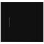 Mesita de noche de pared negro 50x30x47 cm de vidaXL, Mesitas de noche - Ref: Foro24-816866, Precio: 31,47 €, Descuento: %