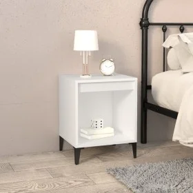 White nightstand 40x35x50 cm by vidaXL, Nightstands - Ref: Foro24-821874, Price: 35,83 €, Discount: %