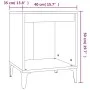 Weißer Nachttisch 40x35x50 cm von vidaXL, Nachttische - Ref: Foro24-821874, Preis: 35,83 €, Rabatt: %
