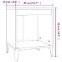 Weißer Nachttisch 40x35x50 cm von vidaXL, Nachttische - Ref: Foro24-821874, Preis: 36,26 €, Rabatt: %