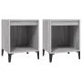Nachttische 2 Einheiten Sonoma grau 40x35x50 cm von vidaXL, Nachttische - Ref: Foro24-821887, Preis: 47,99 €, Rabatt: %