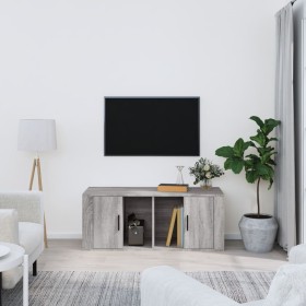 TV-Schrank aus grauem Sonoma-Sperrholz, 100 x 35 x 40 cm von vidaXL, TV-Möbel - Ref: Foro24-816806, Preis: 56,81 €, Rabatt: %