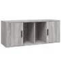Mueble de TV madera contrachapada gris Sonoma 100x35x40 cm de vidaXL, Muebles TV - Ref: Foro24-816806, Precio: 55,94 €, Descu...