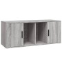 TV-Schrank aus grauem Sonoma-Sperrholz, 100 x 35 x 40 cm von vidaXL, TV-Möbel - Ref: Foro24-816806, Preis: 56,81 €, Rabatt: %