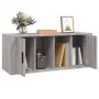 Mueble de TV madera contrachapada gris Sonoma 100x35x40 cm de vidaXL, Muebles TV - Ref: Foro24-816806, Precio: 55,94 €, Descu...