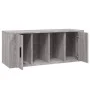 Mueble de TV madera contrachapada gris Sonoma 100x35x40 cm de vidaXL, Muebles TV - Ref: Foro24-816806, Precio: 55,94 €, Descu...