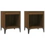 Nightstands 2 units brown oak 40x35x50 cm by vidaXL, Nightstands - Ref: Foro24-821889, Price: 39,64 €, Discount: %