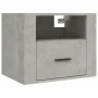 Wall bedside tables 2 pcs concrete gray 50x36x40 cm by vidaXL, Nightstands - Ref: Foro24-816889, Price: 67,93 €, Discount: %