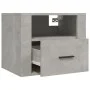Wall bedside tables 2 pcs concrete gray 50x36x40 cm by vidaXL, Nightstands - Ref: Foro24-816889, Price: 67,93 €, Discount: %