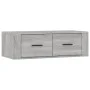 Mueble TV colgante madera contrachapada gris Sonoma 80x36x25 cm de vidaXL, Muebles TV - Ref: Foro24-816838, Precio: 49,92 €, ...