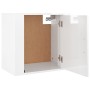 Wand-Nachttische 2 Stk. glänzend weiß 50x30x47 cm von vidaXL, Nachttische - Ref: Foro24-816869, Preis: 56,29 €, Rabatt: %
