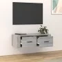 Sonoma gray plywood hanging TV cabinet 80x36x25 cm by vidaXL, TV Furniture - Ref: Foro24-816838, Price: 49,92 €, Discount: %