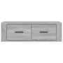 Mueble TV colgante madera contrachapada gris Sonoma 80x36x25 cm de vidaXL, Muebles TV - Ref: Foro24-816838, Precio: 49,92 €, ...