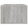 Sonoma gray plywood hanging TV cabinet 80x36x25 cm by vidaXL, TV Furniture - Ref: Foro24-816838, Price: 49,92 €, Discount: %