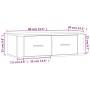 TV-Hängeschrank aus grauem Sonoma-Sperrholz, 80 x 36 x 25 cm von vidaXL, TV-Möbel - Ref: Foro24-816838, Preis: 50,49 €, Rabat...