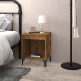 Nachttisch aus geräucherter Eiche, 40 x 35 x 50 cm von vidaXL, Nachttische - Ref: Foro24-821884, Preis: 35,31 €, Rabatt: %