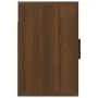 Mesitas de noche de pared 2 uds roble marrón 50x30x47 cm de vidaXL, Mesitas de noche - Ref: Foro24-816879, Precio: 60,57 €, D...