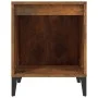 Nachttisch aus geräucherter Eiche, 40 x 35 x 50 cm von vidaXL, Nachttische - Ref: Foro24-821884, Preis: 34,87 €, Rabatt: %
