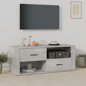 Mueble para TV contrachapada gris hormigón 100x35x40 cm de vidaXL, Muebles TV - Ref: Foro24-823103, Precio: 74,46 €, Descuent...