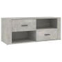 TV-Schrank aus betongrauem Sperrholz, 100 x 35 x 40 cm von vidaXL, TV-Möbel - Ref: Foro24-823103, Preis: 75,42 €, Rabatt: %