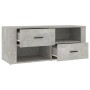 TV-Schrank aus betongrauem Sperrholz, 100 x 35 x 40 cm von vidaXL, TV-Möbel - Ref: Foro24-823103, Preis: 75,42 €, Rabatt: %