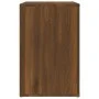 Mueble zapatero madera contrachapada roble marrón 130x35x54 cm de vidaXL, Zapateros y organizadores de calzado - Ref: Foro24-...