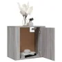 Sonoma grauer Wand-Nachttisch 50x30x47 cm von vidaXL, Nachttische - Ref: Foro24-816876, Preis: 35,83 €, Rabatt: %