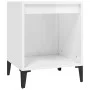 Two bedside tables, glossy white, 40x35x50 cm by vidaXL, Nightstands - Ref: Foro24-821879, Price: 50,87 €, Discount: %